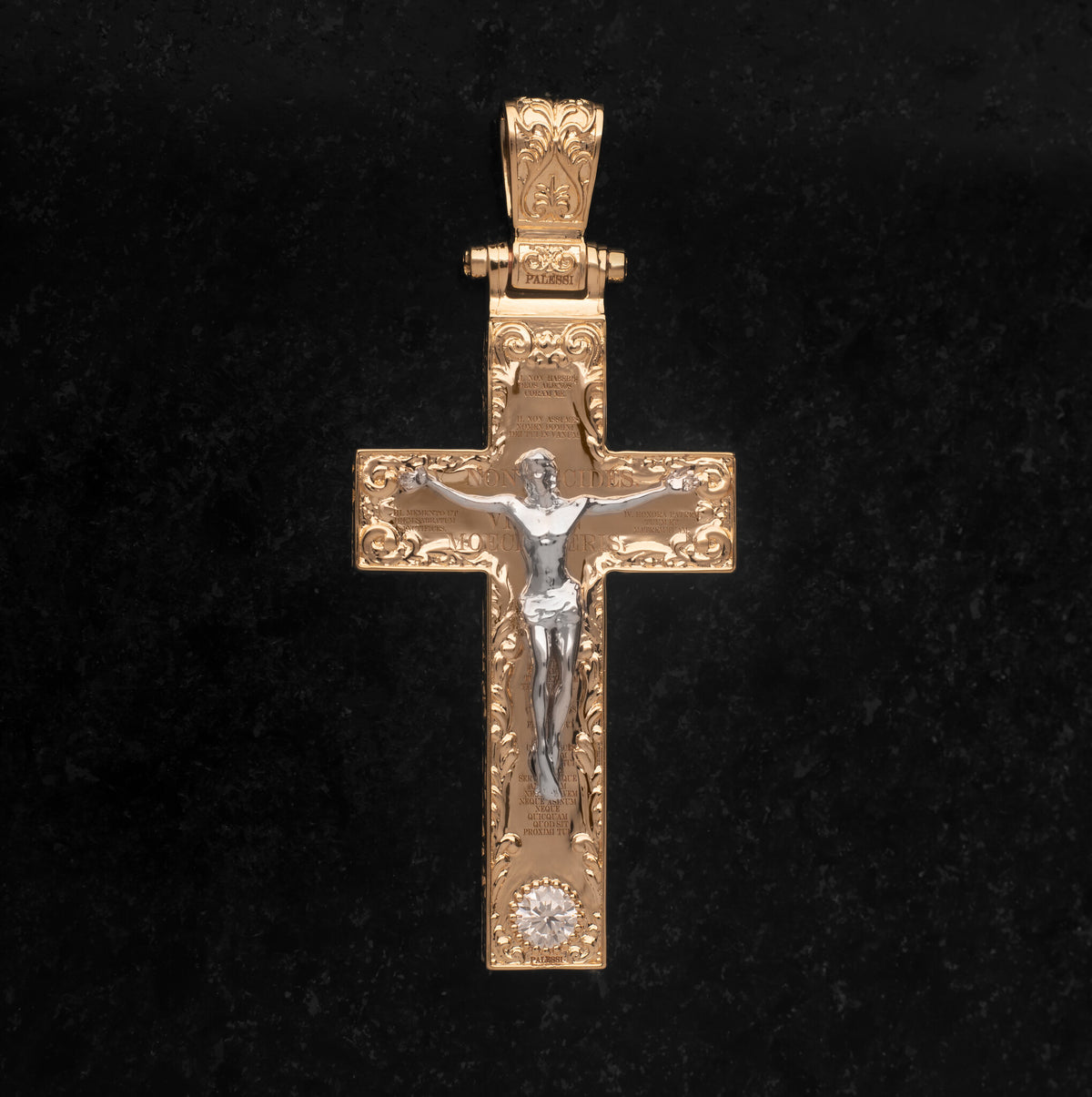 LEX PER CRUCEM en oro 18K