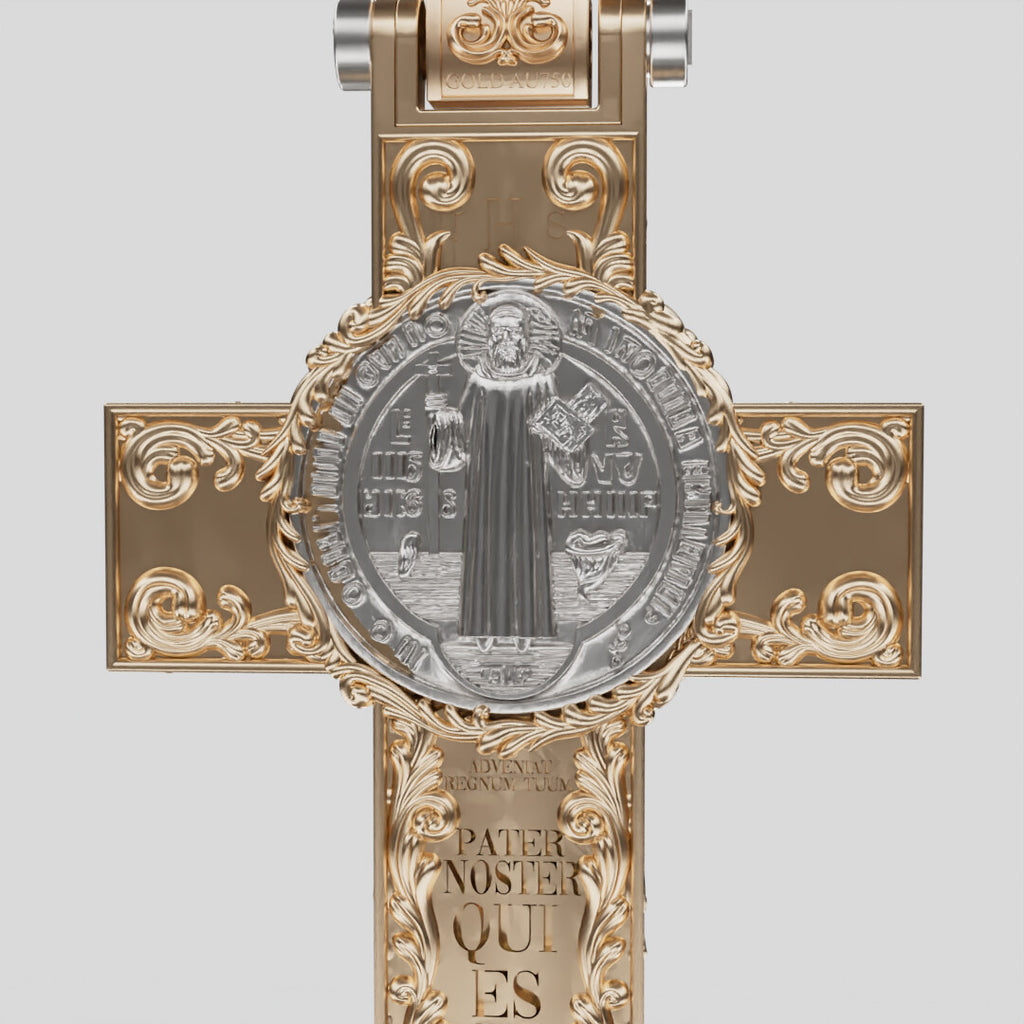 Detalle de la Medalla de San Benito