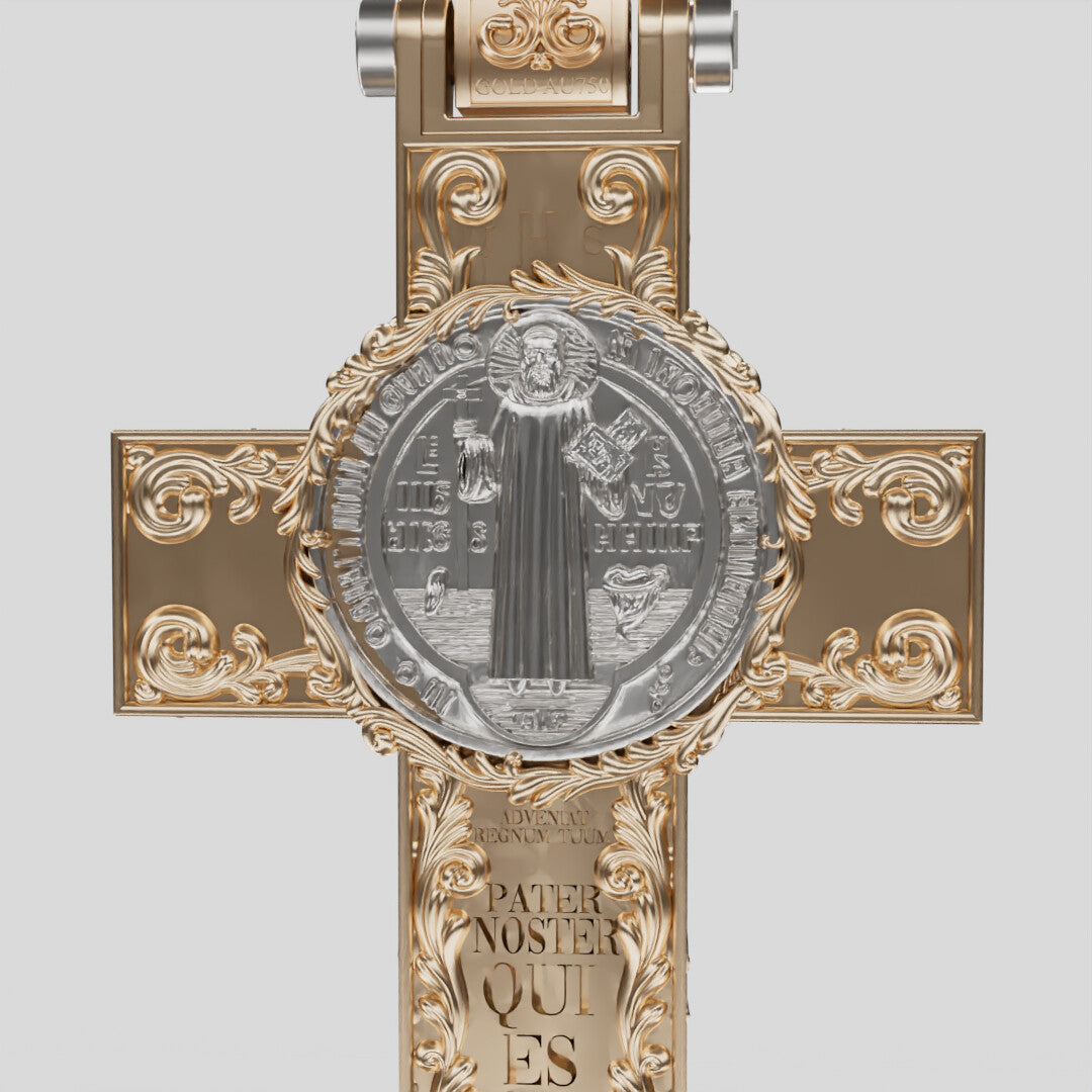 Detalle de la Medalla de San Benito