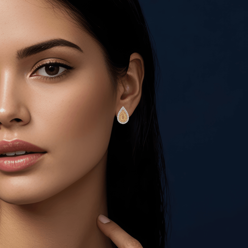 Arete con Diamante Amarillo 18k - PALESSI