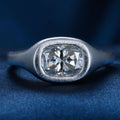 Anillo Sello Cushion 18K